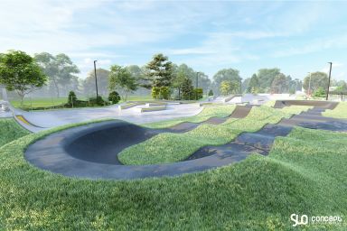 Concrete skatepark and pumptrack project - Zgorzelec