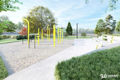 Conception d'un skatepark et d'une piste de pompage en béton - Zgorzelec