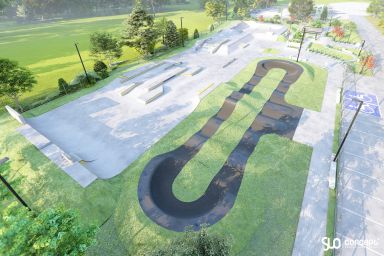 Design av skatepark og pumptrack i betong - Zgorzelec